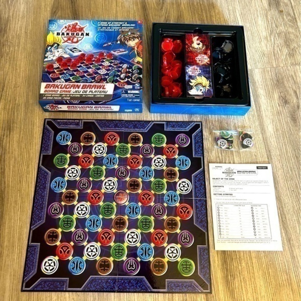 BAKUGAN BRAWL BATTLE BRAWLERS strategy board game.Excellent condition. 2008 Sega